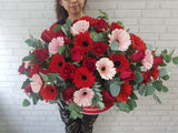 Red Gerbera Flower Box - BK961