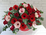 Red Gerbera Flower Box - BK961