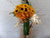 Sunflower & Orchid Tall Vase - VS067