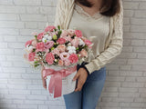 Lovely Pink Carnation Flower Box - BK980