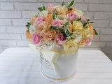 Champagne Eustoma Flower Box - BK983