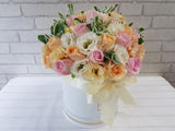 Champagne Eustoma Flower Box - BK983
