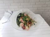 Vintage Cappuccino Rose Hand Bouquet - BQ691