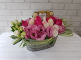 Beautiful Rose Eustomas & Chocolate - BK475