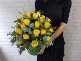 Yellow Rose Vase - VS075