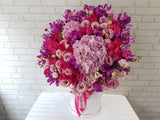 Elegance Pink Hydrangea Flower Box - BK936