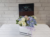 Regal Hydrangeas & Chocolate Flower Box - BK935