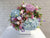 pure seed bk617 hydrangeas + eustomas + alstroemeria table flower arrangement