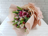 Blushing Dawn Hand Bouquet - BQ695