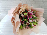 Blushing Dawn Hand Bouquet - BQ695