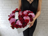 Heart-Shaped Flower & Wine -  WN068