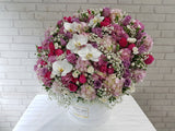 Rosé Majesty Flower Box - BK989