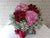 pure seed bk990 2 hydrangeas & 16 roses flower basket