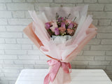 Pink & Purple Delight Bouquet - BQ713