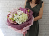 Rosy Devotion Hand Bouquet - BQ704