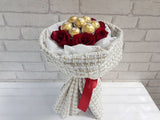 Rose & Indulgent Chocolate Hand Bouquet - BQ698