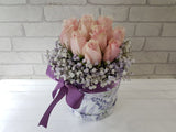 Baby Breath & Rose Flower Box - BK008