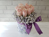 Baby Breath & Rose Flower Box - BK008