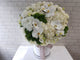pure seed bk016 white hydrangeas + roses + eustomas + orchids flower box