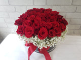 Classic Red Roses Flower Box - BK025
