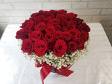 Classic Red Roses Flower Box - BK025