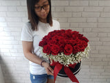 Classic Red Roses Flower Box - BK025