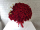 pure seed bk030 99 roses & orchids table flower arrangement