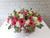 pure seed bk028 eustomas & gerberas flower basket