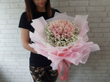 Dainty pink Roses Bouquet - BQ721