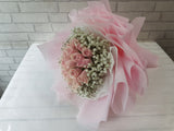 Dainty pink Roses Bouquet - BQ721