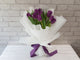 Opulent Purple Tulip Hand Bouquet - BQ708