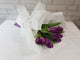 Opulent Purple Tulip Hand Bouquet - BQ708