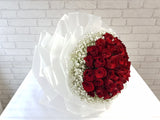 Crimson Fire Flower Bouquet - BQ718
