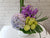 pure seed bk023 hydrangeas + orchids + fruit casa table flower arrangement