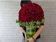 99 Red Rose in Tall Vase - VS084