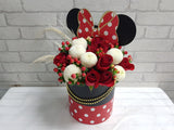 Rose & Ping Pong Flower Box - BK899