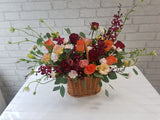Whispers of Spring Rose Basket- BK056