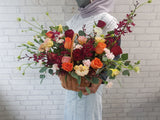 Whispers of Spring Rose Basket- BK056