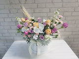 Lilac Rose Phalaenopsis Flower Box - BK052