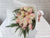 pure seed bq735 + 30 Roses and Baby Breath + hand bouquet