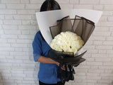 Purity Rose Hand Bouquet - BQ569