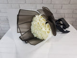 Purity Rose Hand Bouquet - BQ569