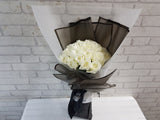 Purity Rose Hand Bouquet - BQ569