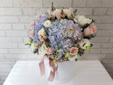 Luxe Hydrangea & Rose Flower Box -BK928