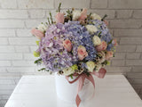 Luxe Hydrangea & Rose Flower Box -BK928