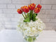 2 Tones Tulip in Vase - VS085