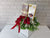pure seed bk423 red roses & baby's breath flower box with 2 pieces belgian & fidani chocolates