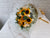 pure seed bq746 + Sunflowers, 10 Roses and Baby Breath with LED light+hand bouquet