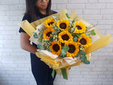 Joyful Sunflower Standing Bouquet - BK069