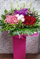 pure seed op211 + Hydrangeas, Orchids, Eustomas, Gerberas, Tuberose and Leaves + opening stand